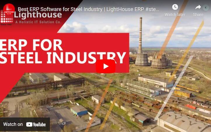erp for steel video